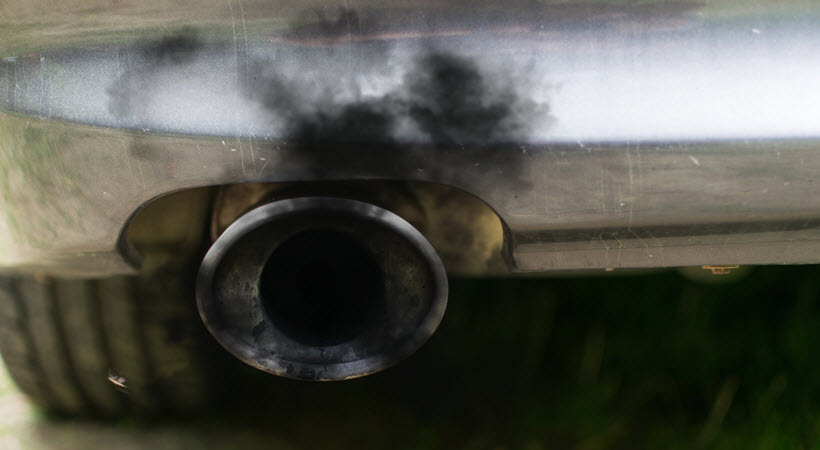 Black Smoke from Porsche Exhaust
